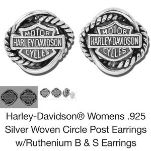 Harley Davidson earrings